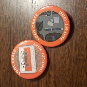 Loot Crate pins 2015